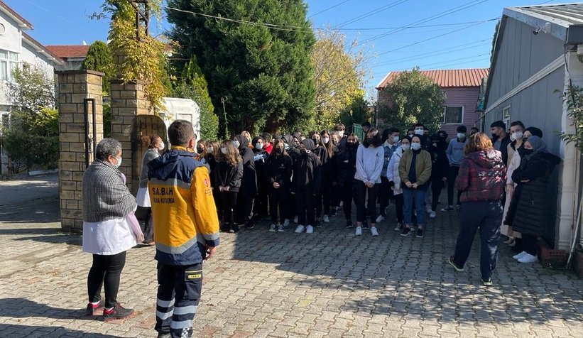 SABAH arama kurtarma derneği öğrencilere eğitim verdi