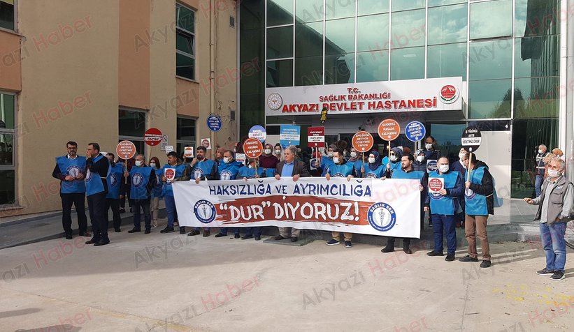 Sağlık çalışanlarından iş bırakma eylemi