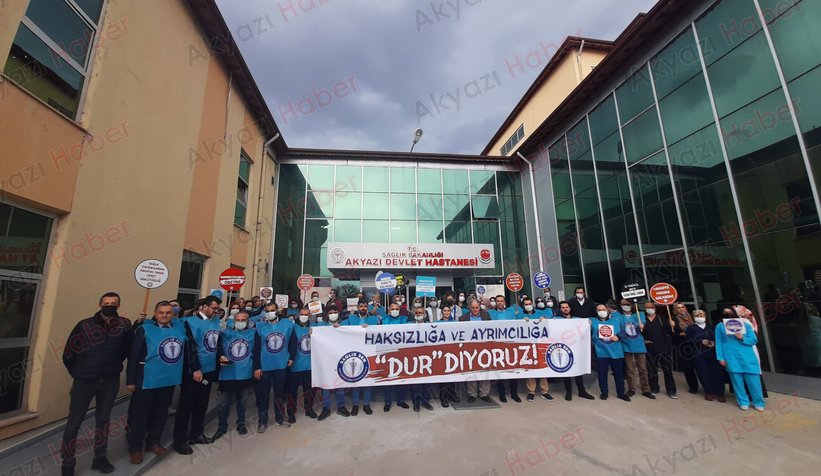 Sağlık çalışanlarından iş bırakma eylemi