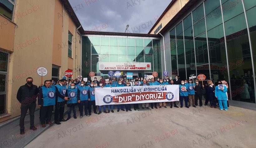 Sağlık çalışanlarından iş bırakma eylemi