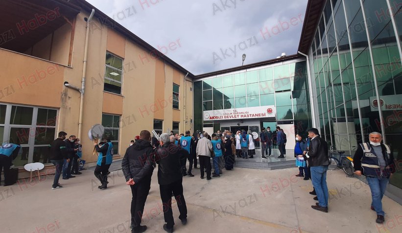 Sağlık çalışanlarından iş bırakma eylemi