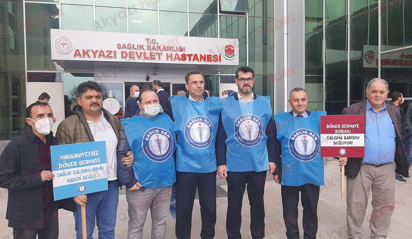 Sağlık çalışanlarından iş bırakma eylemi