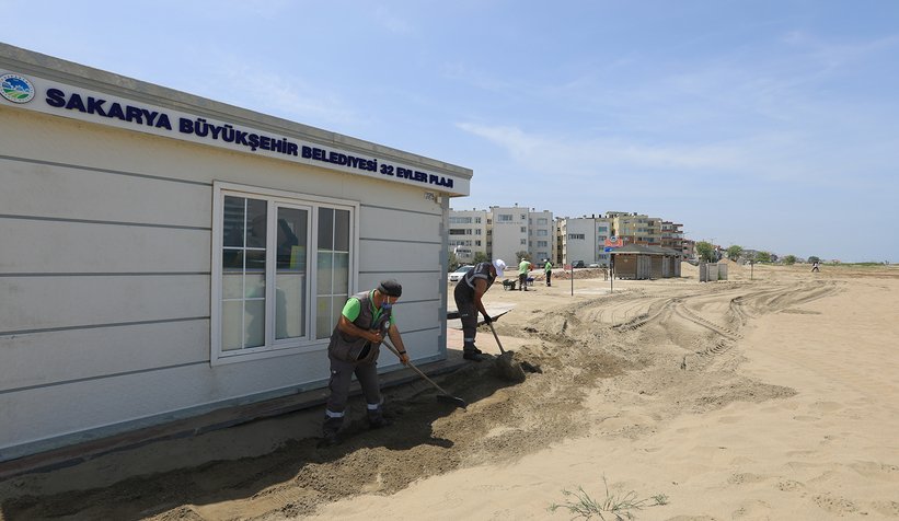 Sahiller yaz ahazırlanıyor