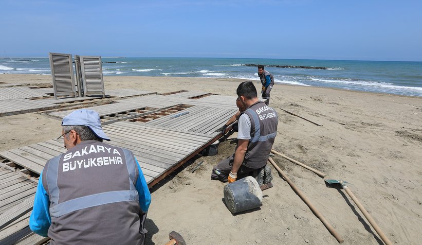 Sahiller yaz ahazırlanıyor