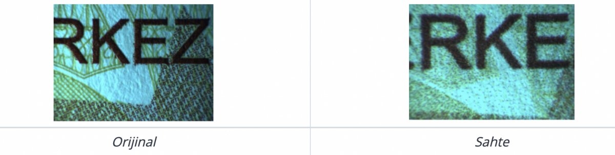 Sahte banknotların özellikleri