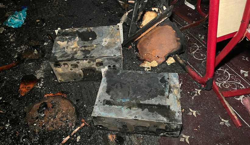 Sahur vakti camide korkutan yangın