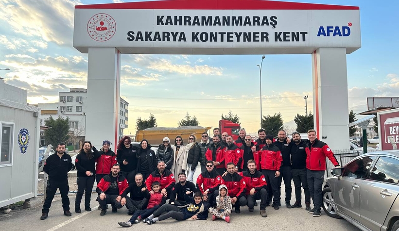 Sakarya Büyükşehirden depremzedelere yardım