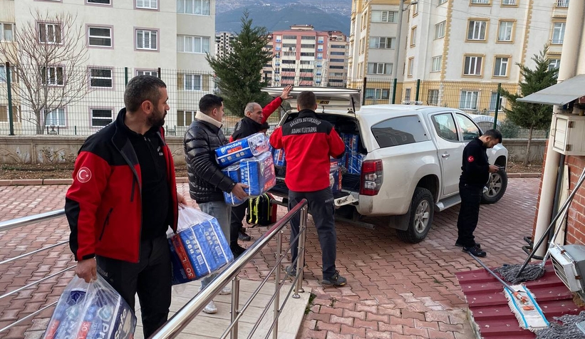 Sakarya Büyükşehirden depremzedelere yardım