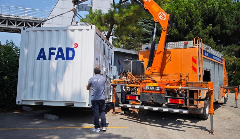 Sakarya'da 3 ilçeye afet konteyneri