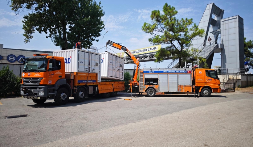 Sakarya'da 3 ilçeye afet konteyneri