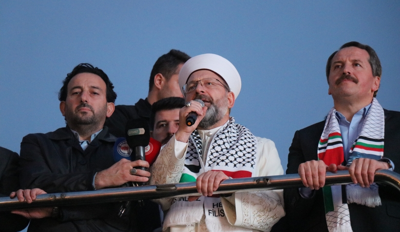 Sakarya'da binlerce kişi Filistin için yürüdü