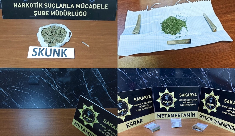 Sakarya'da bir haftada uyuşturucudan 106 gözaltı