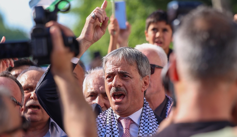 Sakarya'da büyük Filistin yürüyüşü