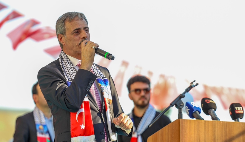 Sakarya'da büyük Filistin yürüyüşü