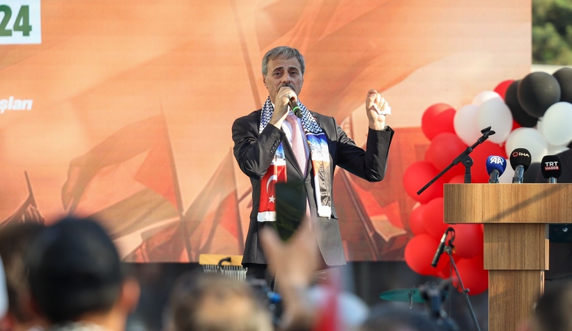 Sakarya'da büyük Filistin yürüyüşü