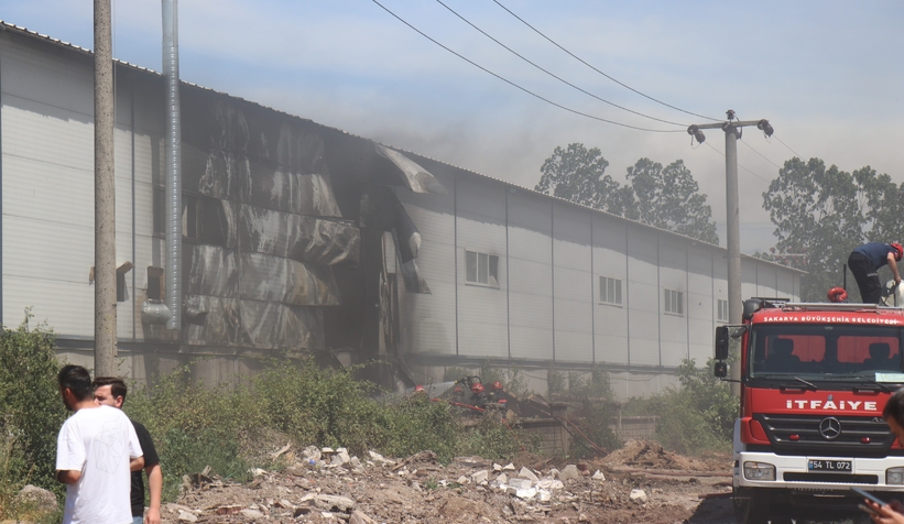 Sakarya'da fabrika yangını