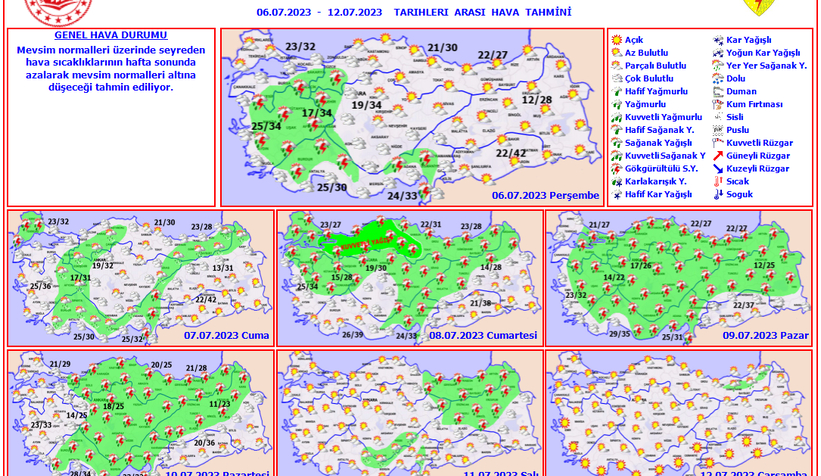 Sakarya'da hafta sonu yağış bekleniyor