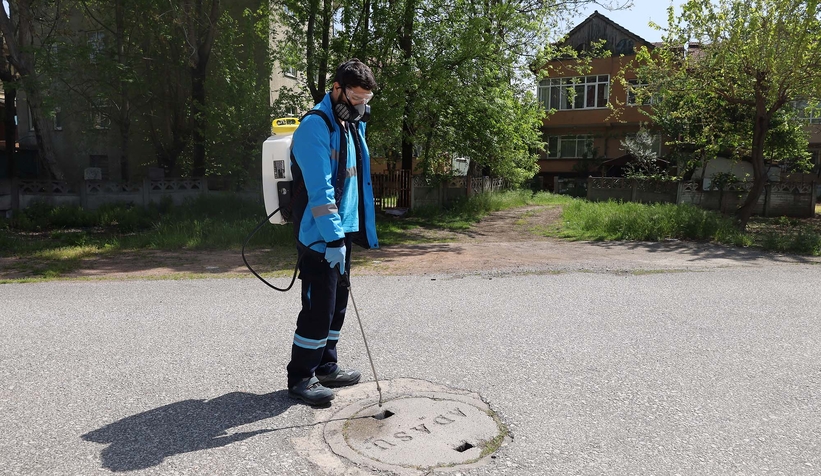 Sakarya'da haşereyle mücadele başladı