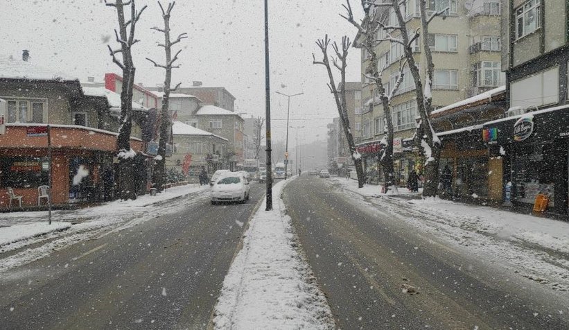 Sakarya'da kar etkili oluyor