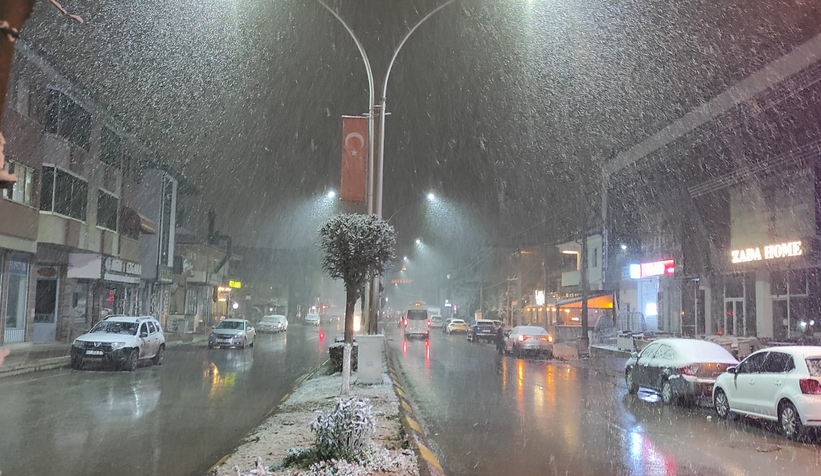 Sakarya'da kar yağışı başladı