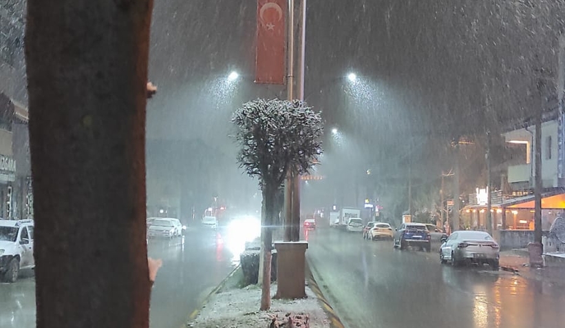 Sakarya'da kar yağışı başladı