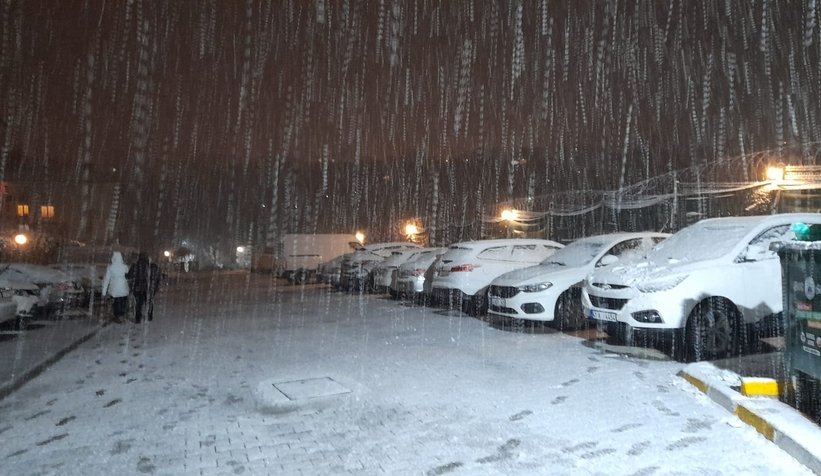 Sakarya'da kar yağışı başladı
