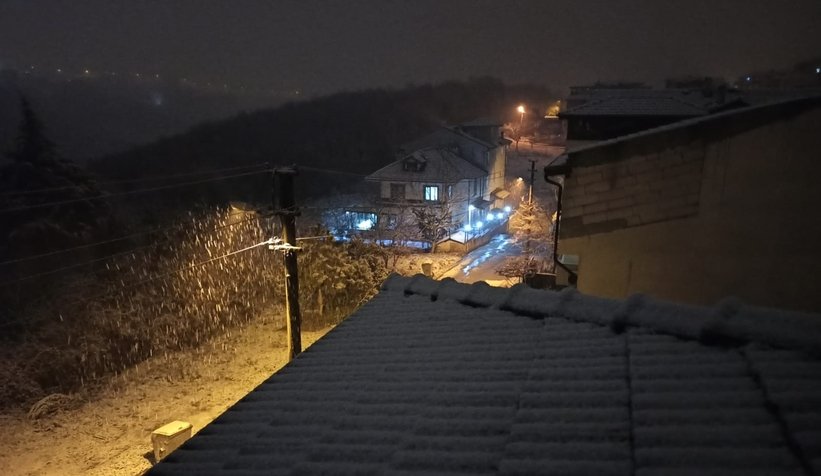 Sakarya'da kar yağışı başladı