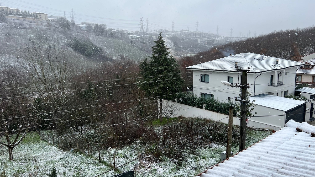 Sakarya'da kar yağışı