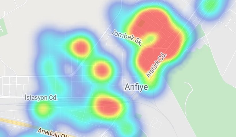 Sakarya'da korona alarmı, İşte en tehlikeli yerler
