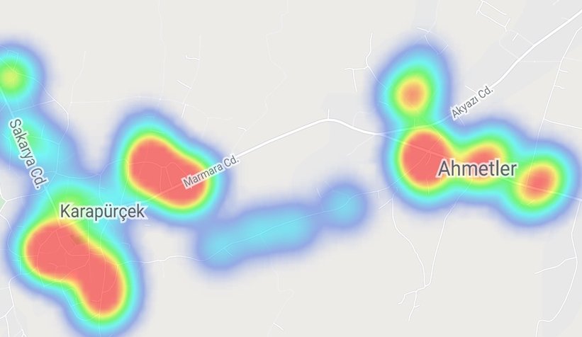 Sakarya'da korona alarmı, İşte en tehlikeli yerler
