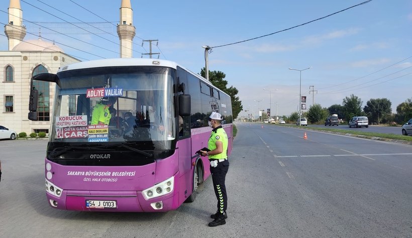 Sakarya'da Kovid-19 denetimi yapıldı
