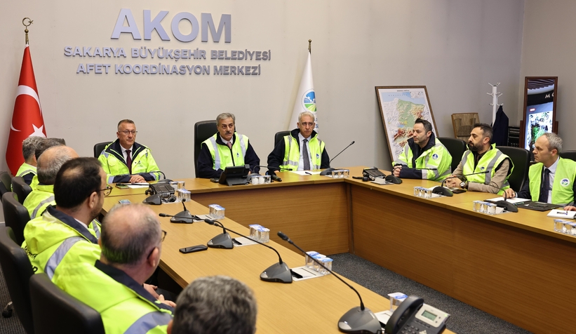 Sakarya'da kriz masası kuruldu
