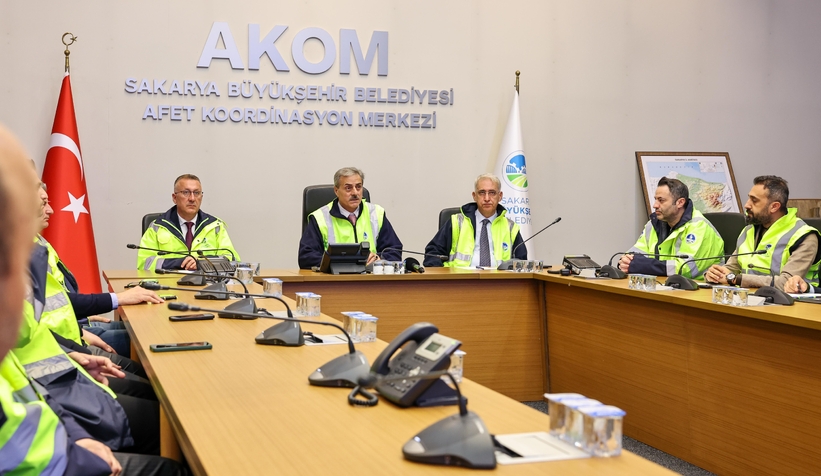 Sakarya'da kriz masası kuruldu