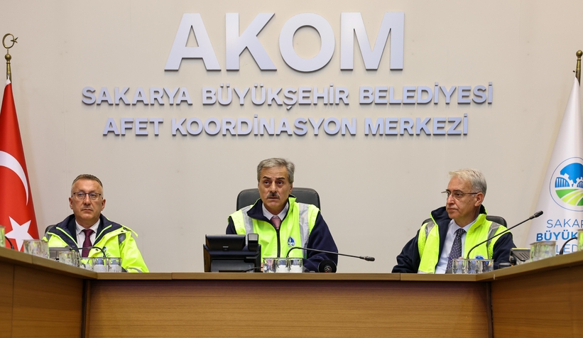 Sakarya'da kriz masası kuruldu