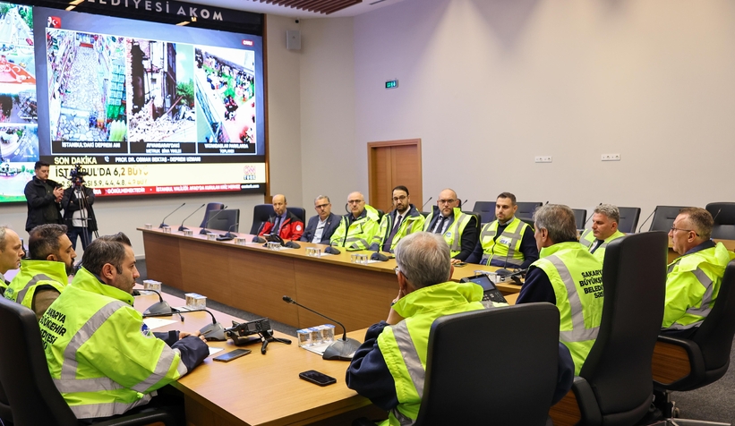 Sakarya'da kriz masası kuruldu