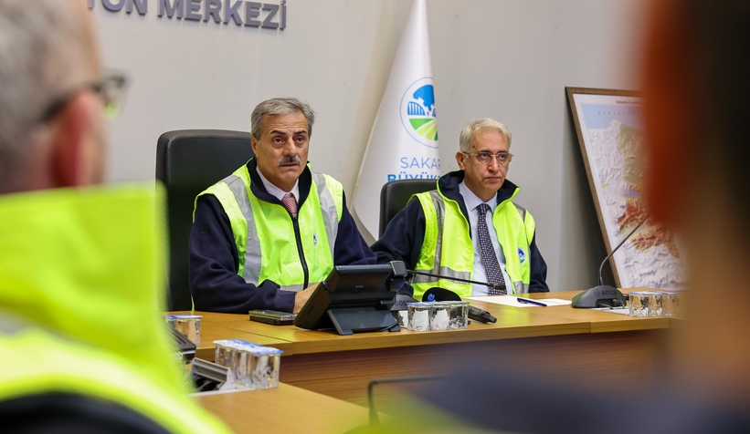 Sakarya'da kriz masası kuruldu
