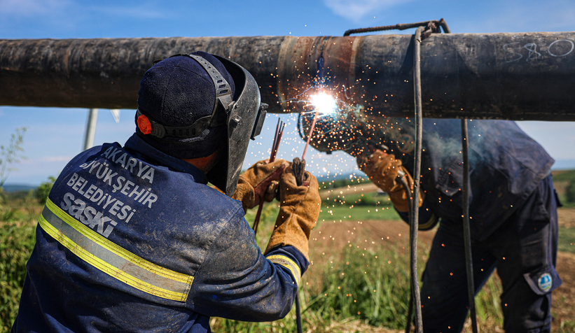 Sakarya'da  mahalleye kesintisiz içme suyu