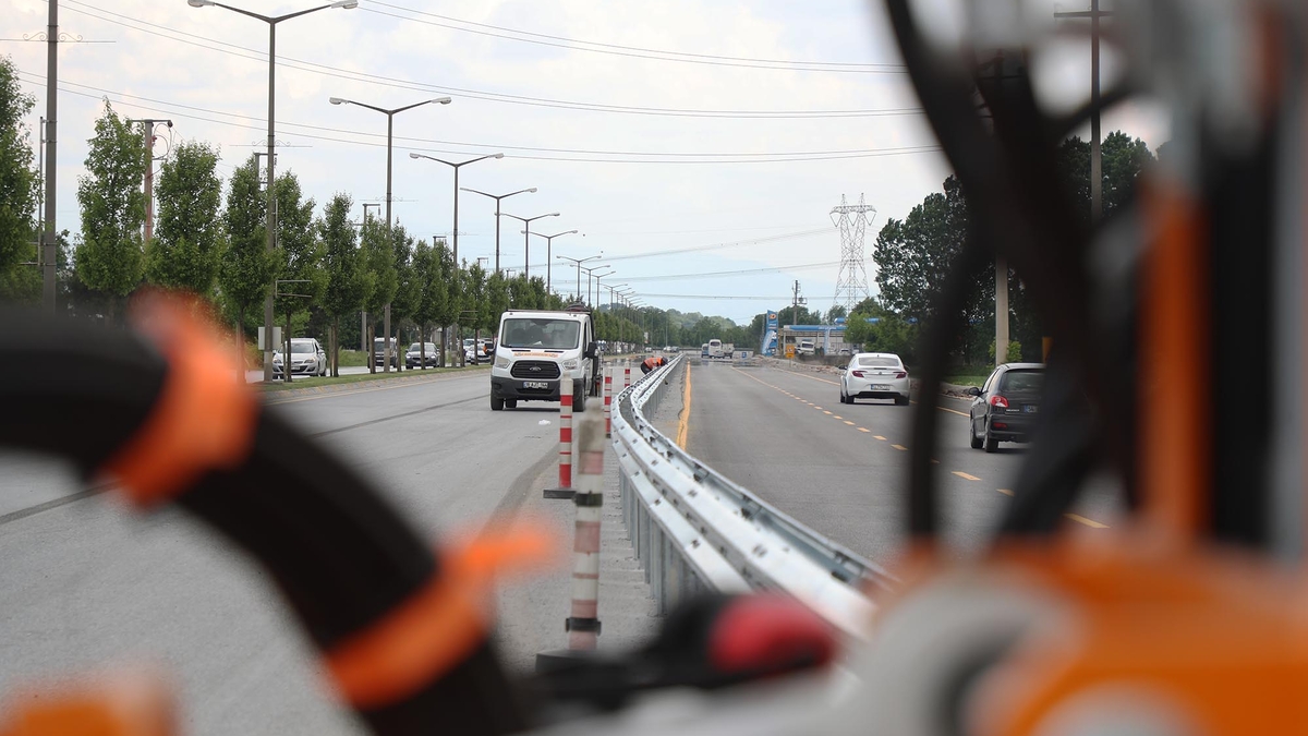 Sakarya'da motorcu dostu bariyerler