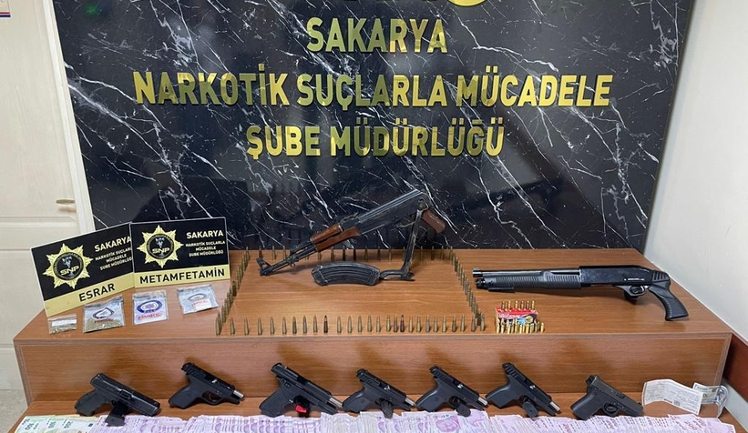 Sakarya'da narkotik operasyonları