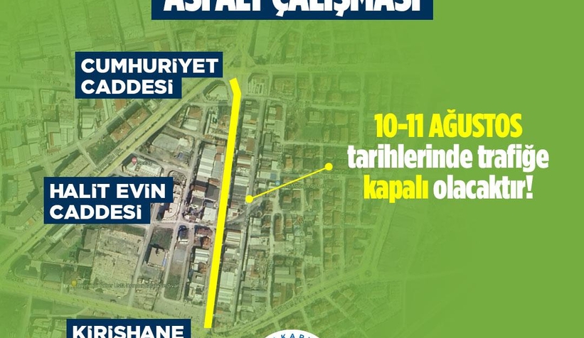 Sakarya'da o caddeyi kullananlar için uyarı