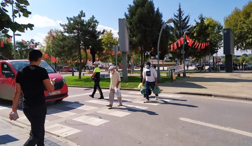 Sakarya'da öncelik yayanın uygulaması
