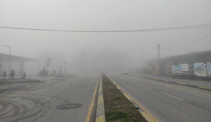 Sakarya'da sis etkili oldu