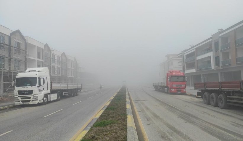 Sakarya'da sis etkili oldu
