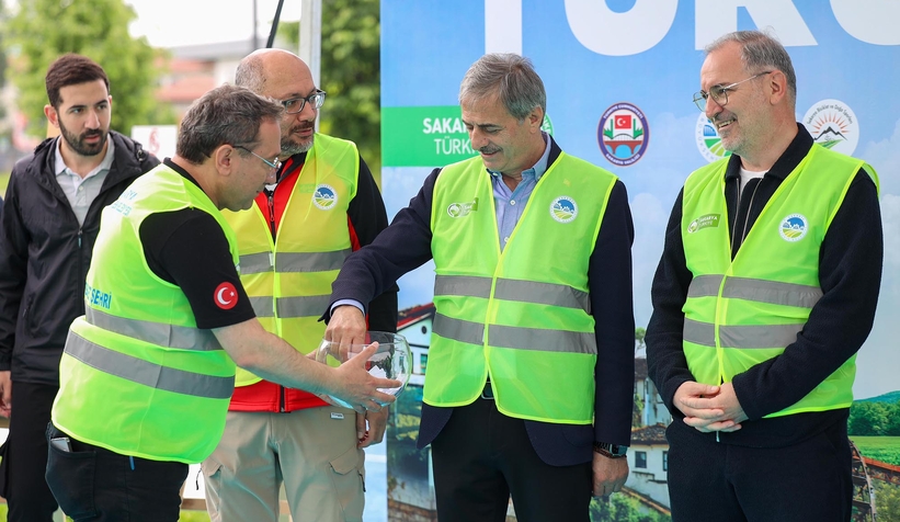Sakarya'da hayatla yarışılmaz temalı bisiklet turu