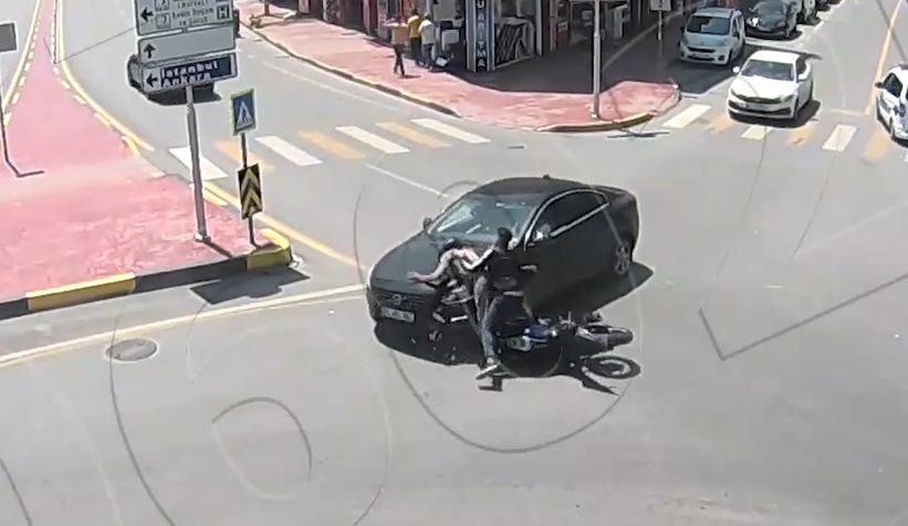 Sakarya'daki kazalar böyle görüntülendi