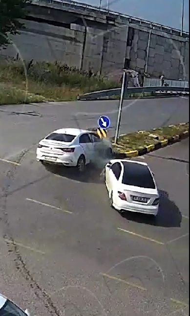 Sakarya'daki kazalar böyle görüntülendi