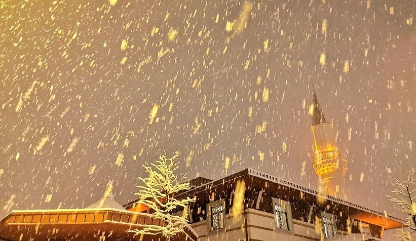 Sakarya'dan kar manzaraları