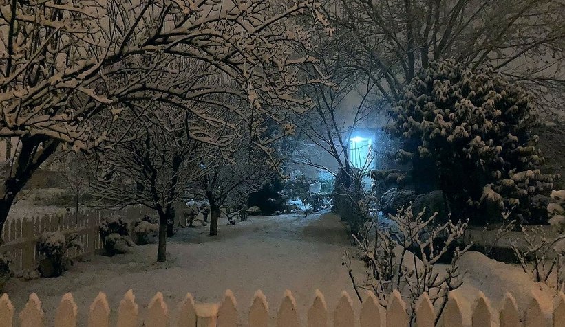 Sakarya'dan kar manzaraları