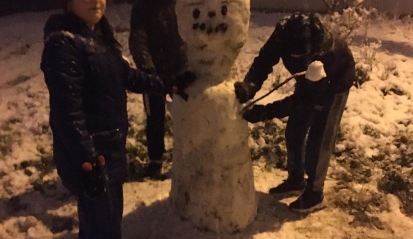 Sakarya'dan kar manzaraları