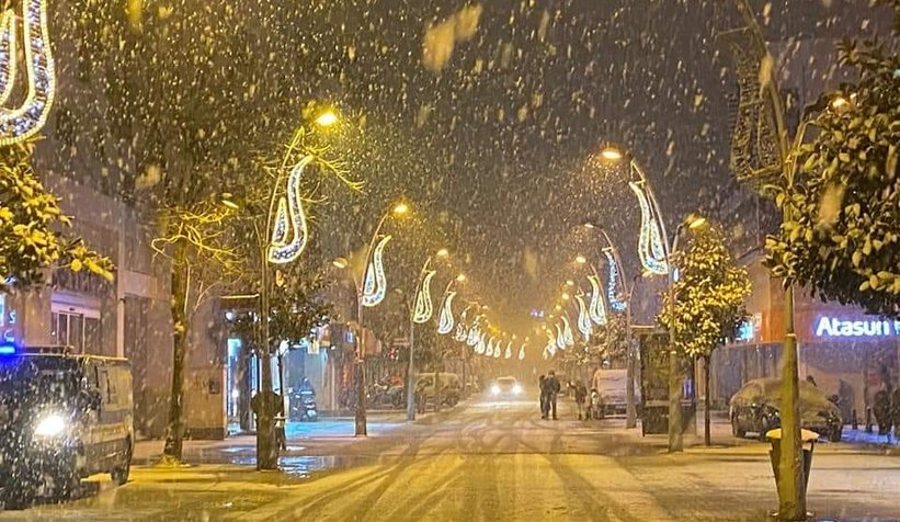 Sakarya'dan kar manzaraları